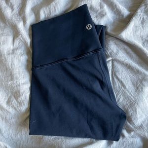 Lululemon leggings Wunder Under Full on Luon True Navy